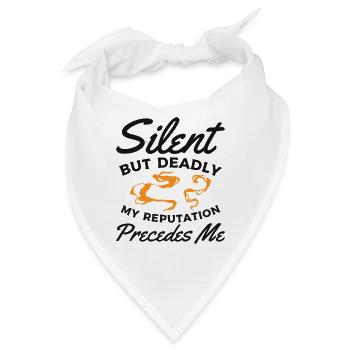 Furz Farting Crop Duster Dad Humor - Bandana - Weiß - Vorne