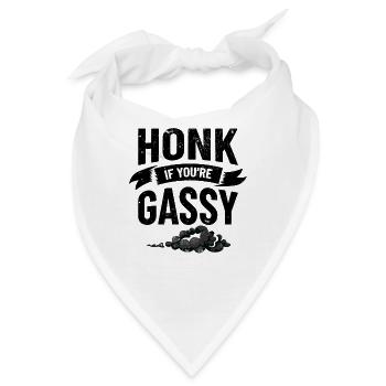 Furz Farting Crop Duster Dad Humor - Bandana - Weiß - Vorne