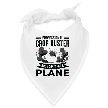 Furz Farting Crop Duster Dad Humor - Bandana - Weiß - Vorne