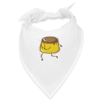 Boxender Pudding Nachspeise - Bandana - Weiß - Vorne