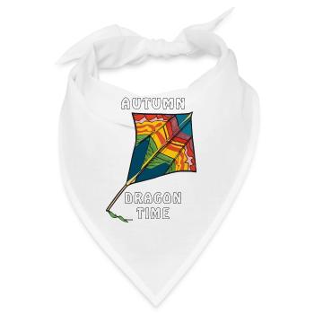 DRACHEN DRAGON TIME - Bandana - Weiß - Vorne