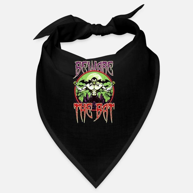 Bodybuilding Halloween Beware The Bat Vampire Bandana
