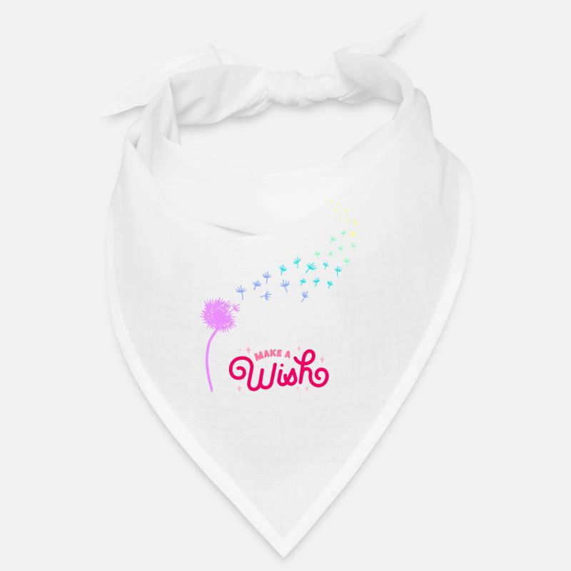 Make A wish - Bandana - white