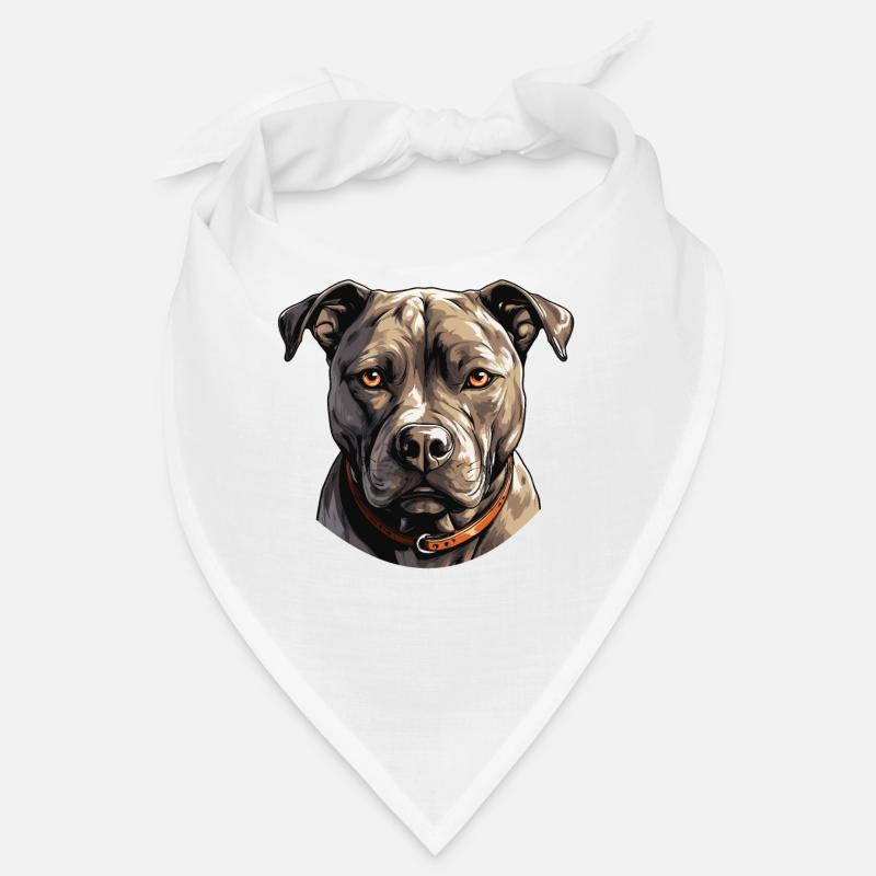 Chien Pitbull américain Bandana
