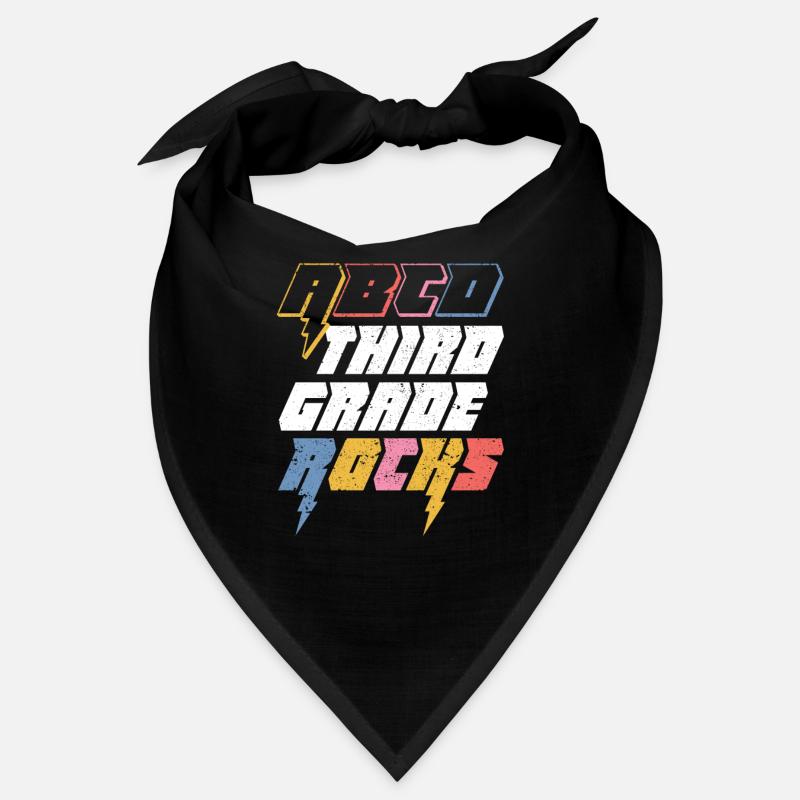 ABCD Third Grade Rocks de retour en 3e année Bandana