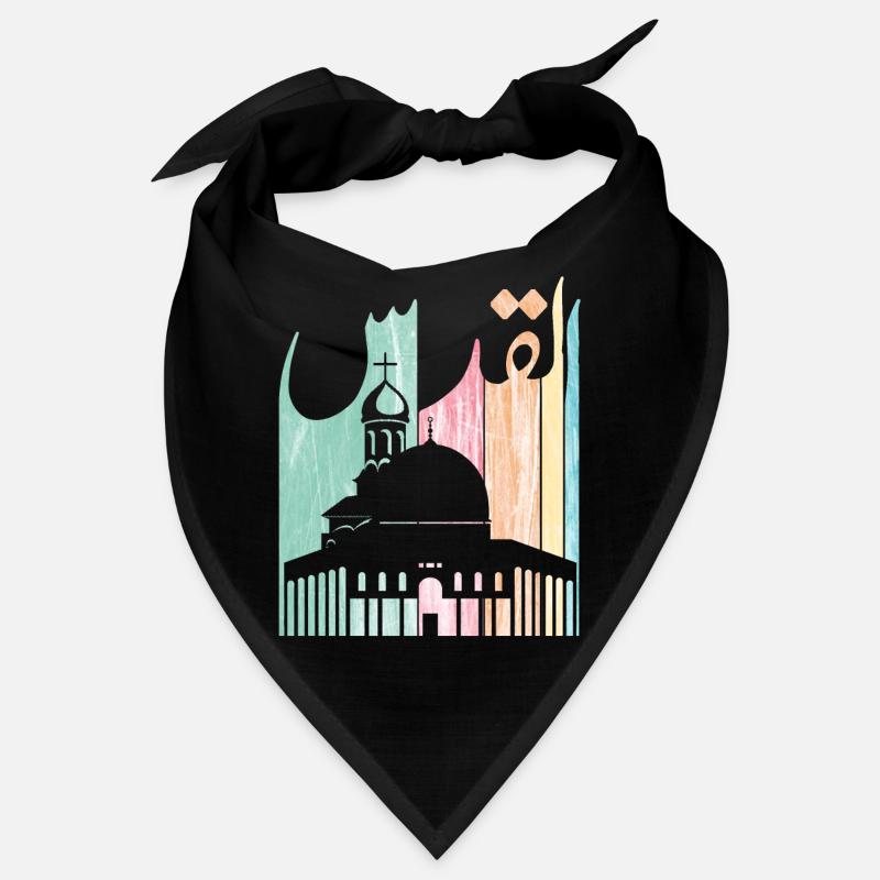 Jerusalem In arabic Language (Al Quds) القدس Bandana