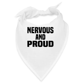 Misanthrop Menschenhasser Asozial Introvertiert - Bandana - Weiß - Vorne
