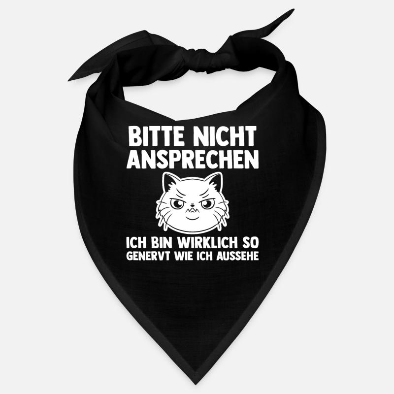 Katze Bitte Nicht Ansprechen Bandana