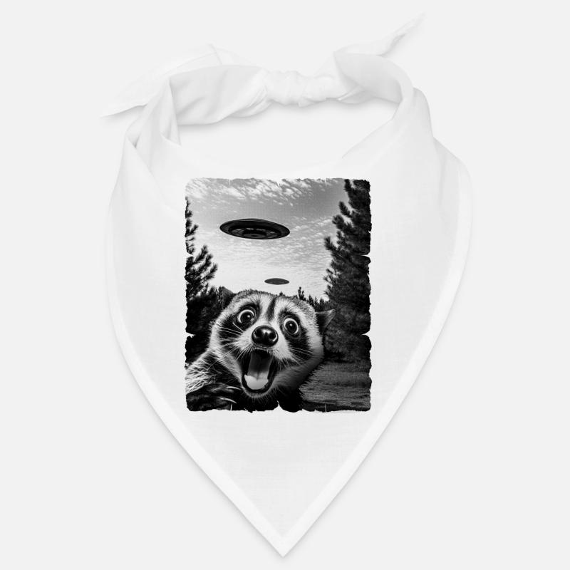 Waschbär Auserirdisch Invasion Uap Weirdcore Bandana