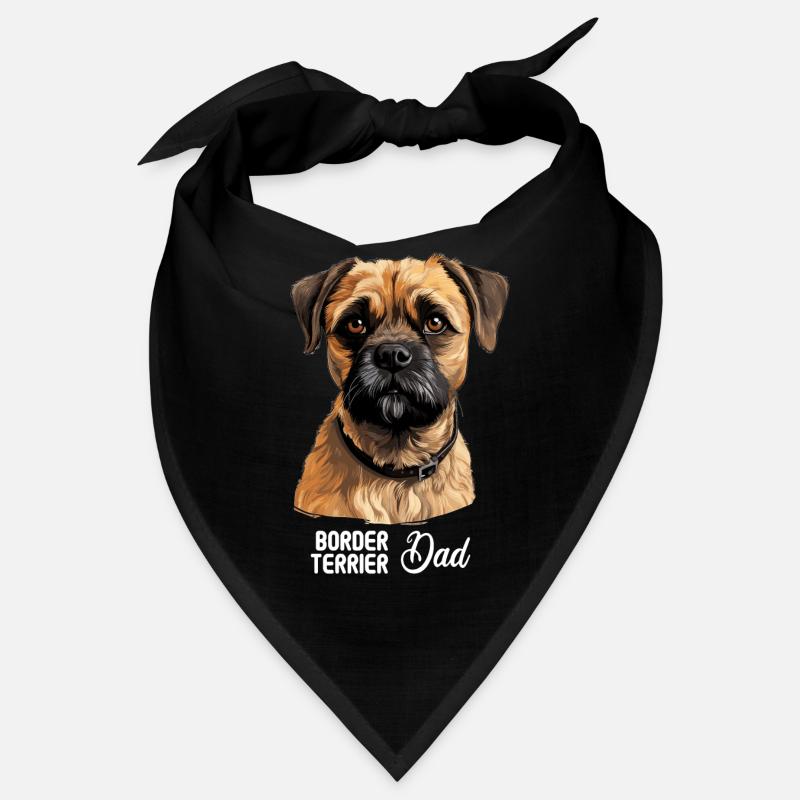 Hund Border Terrier Bandana