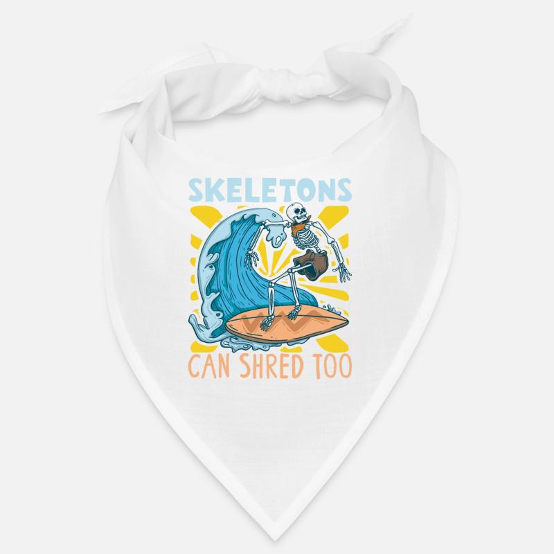 Funny Surfer, The Skeleton Beach Stoke Surf Bandana