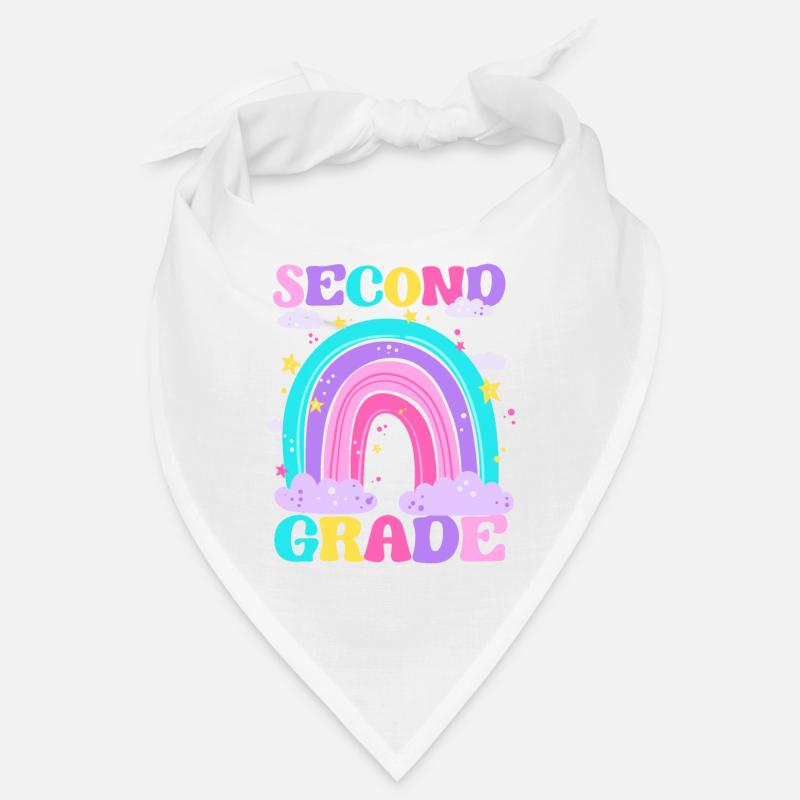 Second Grade 2nd Rainbow Teacher Student 100th Bandana