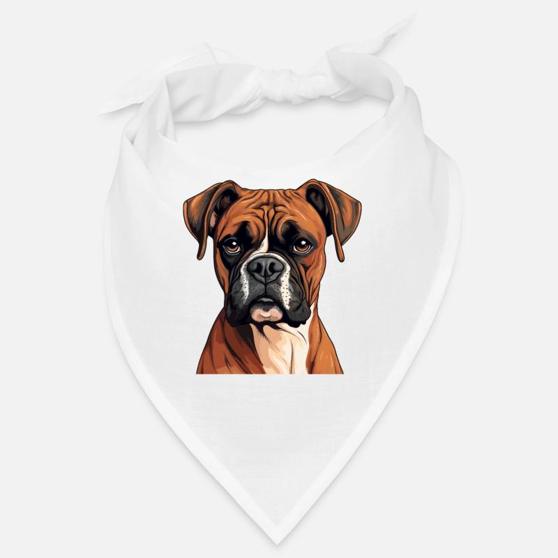Chien Boxer Bandana