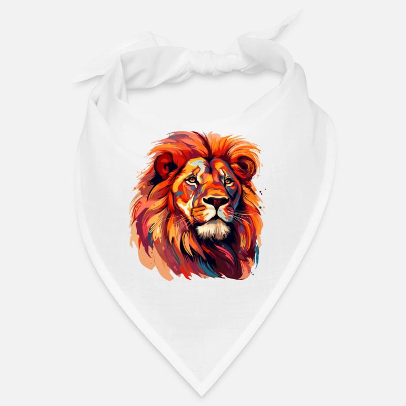 Painted Lion Bandana