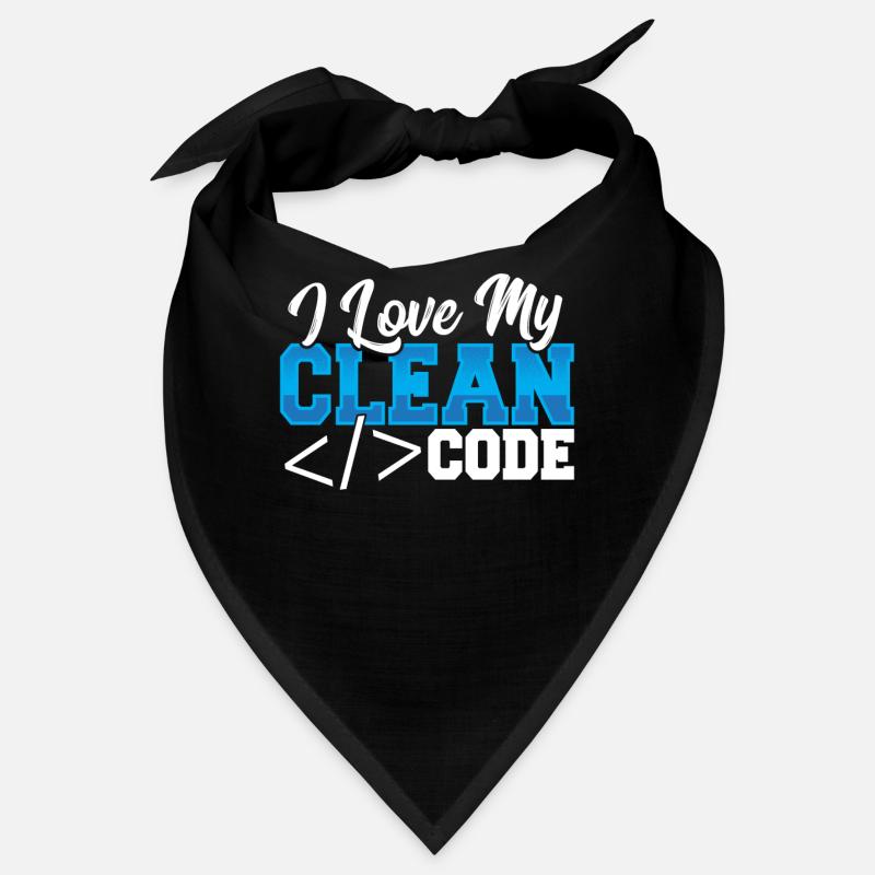 Programming I Love My Clean Code Web Developer Bandana