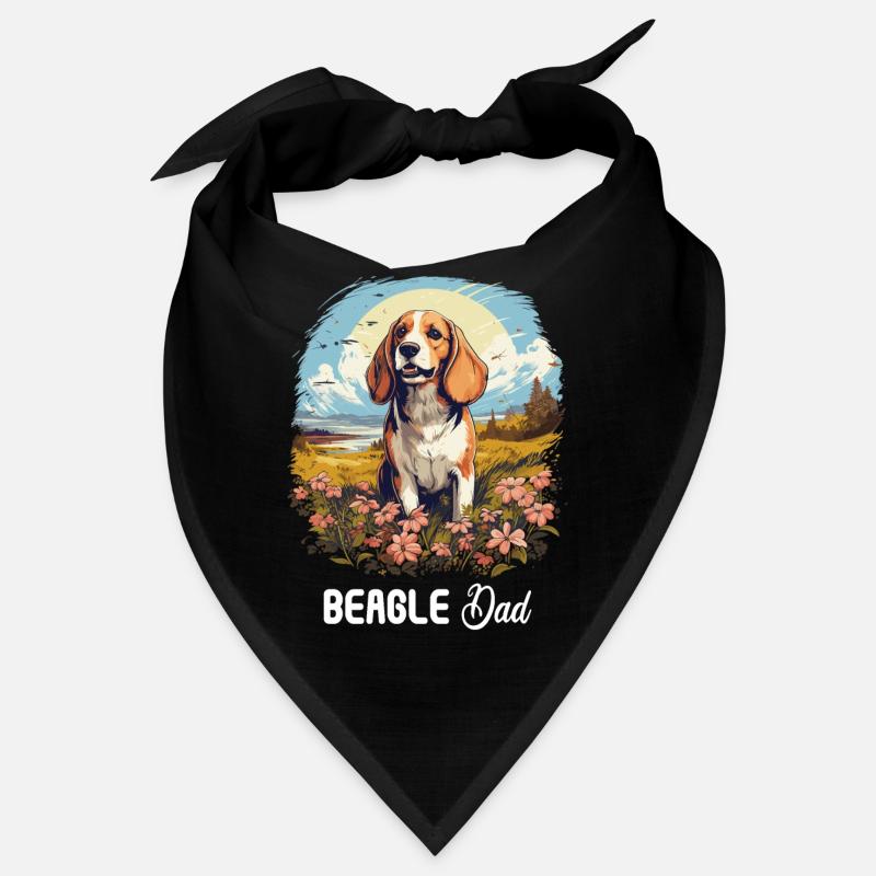 Hund Beagle Bandana