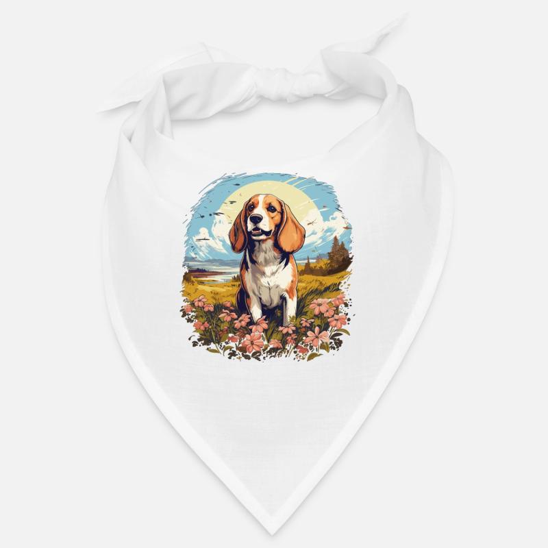 Chien Beagle Bandana