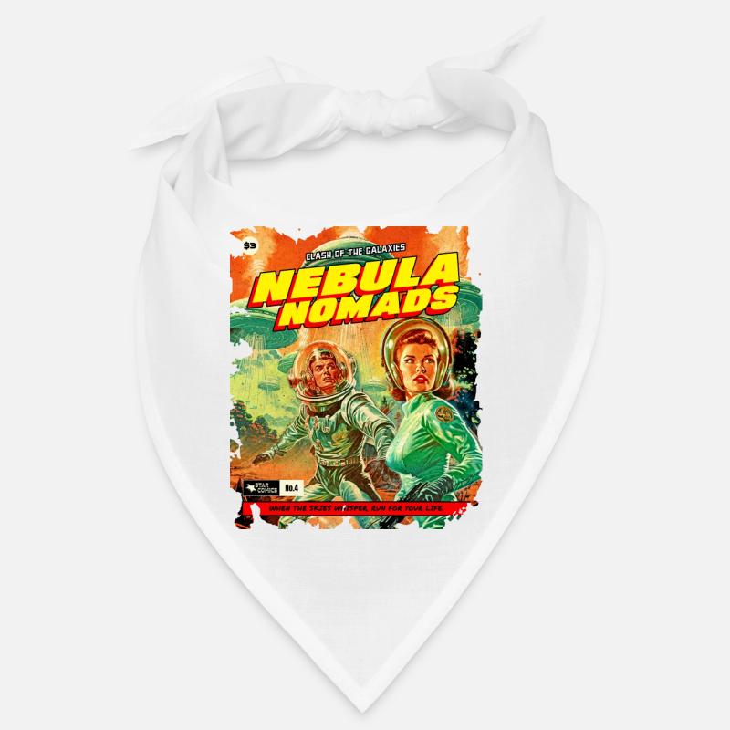 Comic Strip, 50s Comic, Nebula Nomads Bandana
