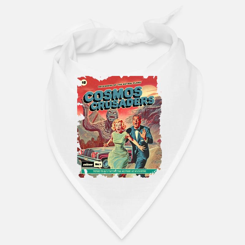 Comic, Comic Strip, 50s, Crazy Monster Bandana