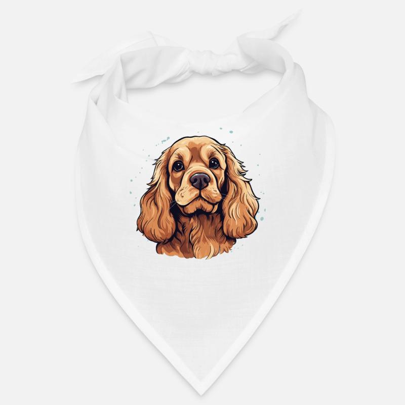 Hund Cocker Spaniel Bandana