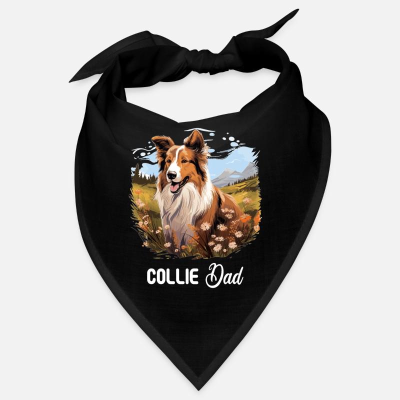 Chien Collie Bandana