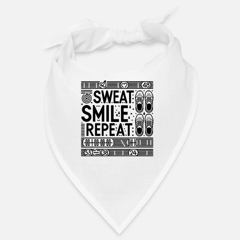 Sweat Smile Repeat Bandana