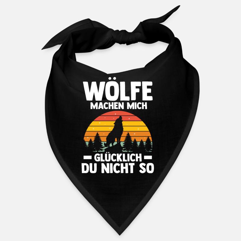 Tier Waldtier Wolf Bandana