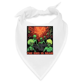Das Ende naht: Apokalypse der Zombies - Bandana - Weiß - Vorne