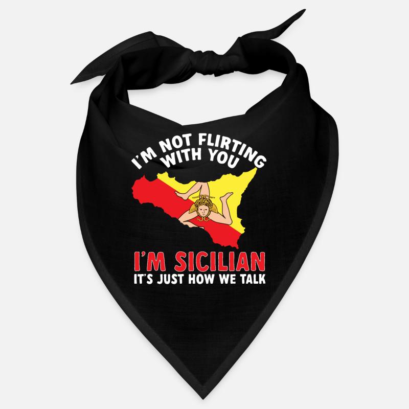 Sicile Drapeau Italie Sicile Bandana