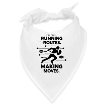 Laufstrecken: Bewegungen machen - Bandana - Weiß - Vorne