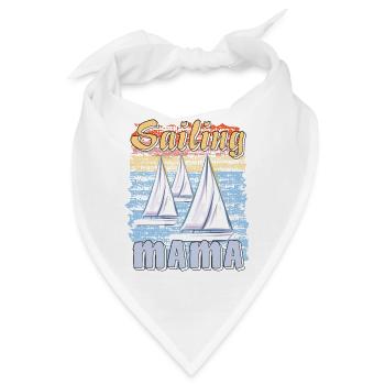 BOOTE SAILING MAMA - Bandana - Weiß - Vorne