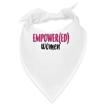 Gestärkte Frauen - Wachstum Denkweise - Bandana - Weiß - Vorne