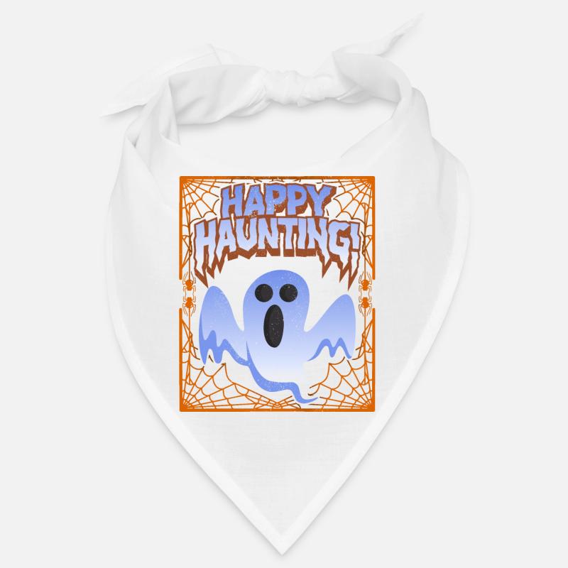 Lustiger Geist, Spruch mit Spinnweben, Spinne, Pun Bandana