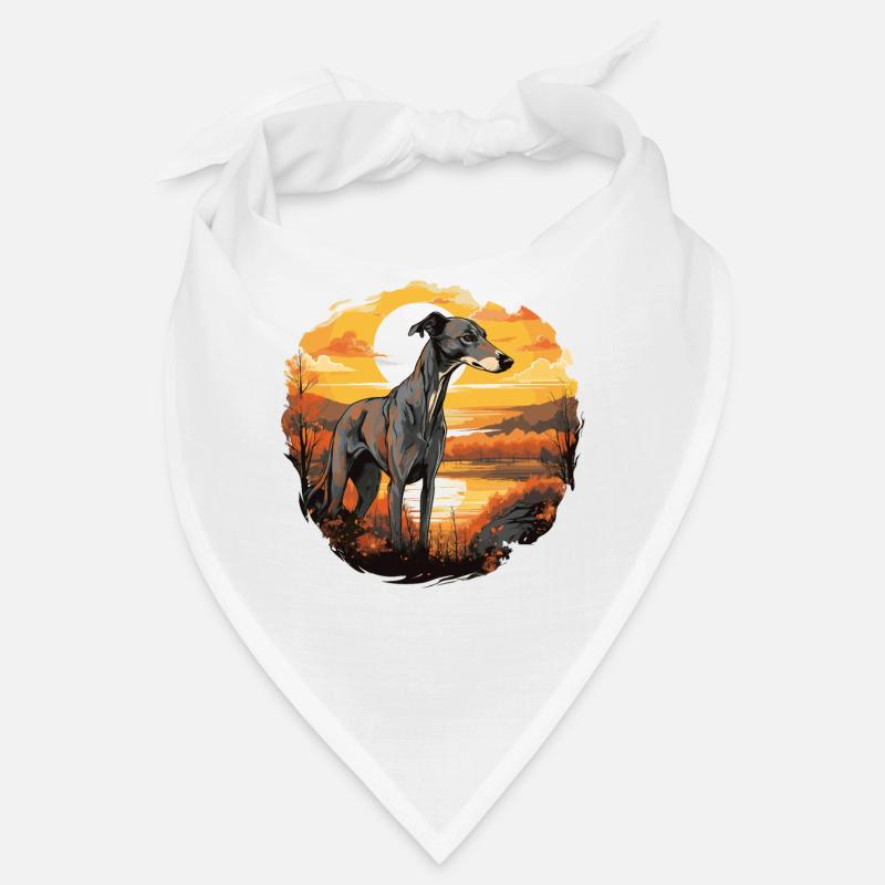 Chien lévrier Bandana