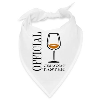 Offizieller Armagnac-Verkoster - Bandana - Weiß - Vorne