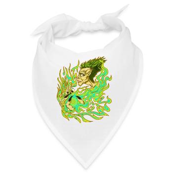 Weiße Magie - Bandana - Weiß - Vorne