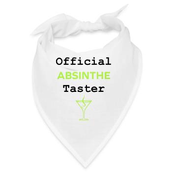 Offizielle Absinth-Verkostung - Bandana - Weiß - Vorne