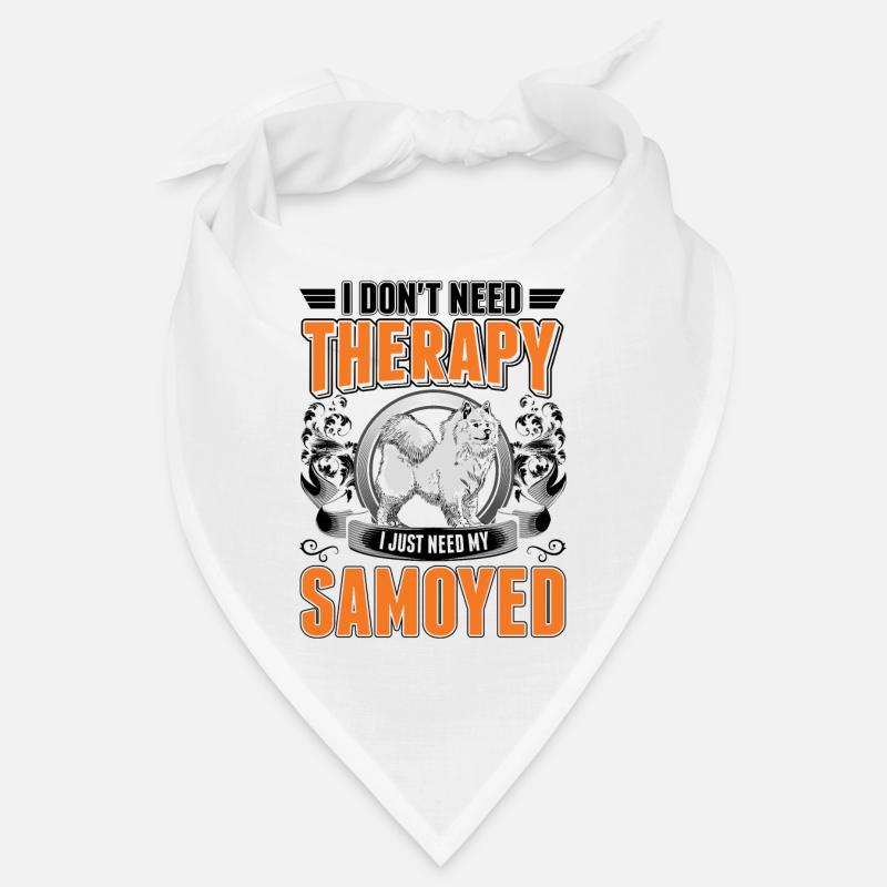 Samojede Therapie Schlittenhund Samojeden Bandana