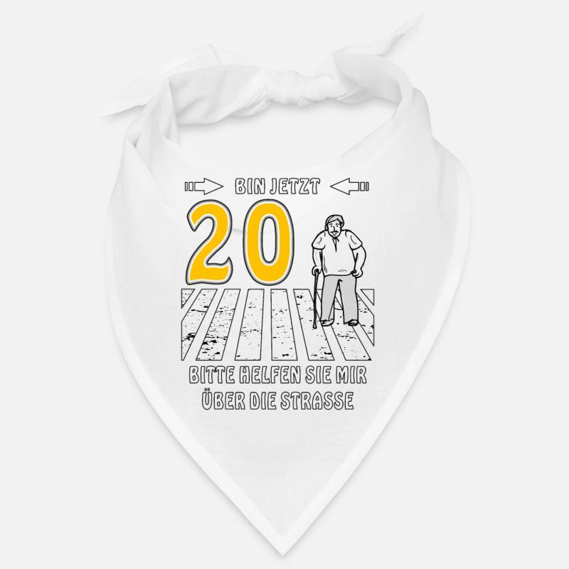 20. GEBURTSTAG 20 BITTE HELFEN SIE MIR Bandana