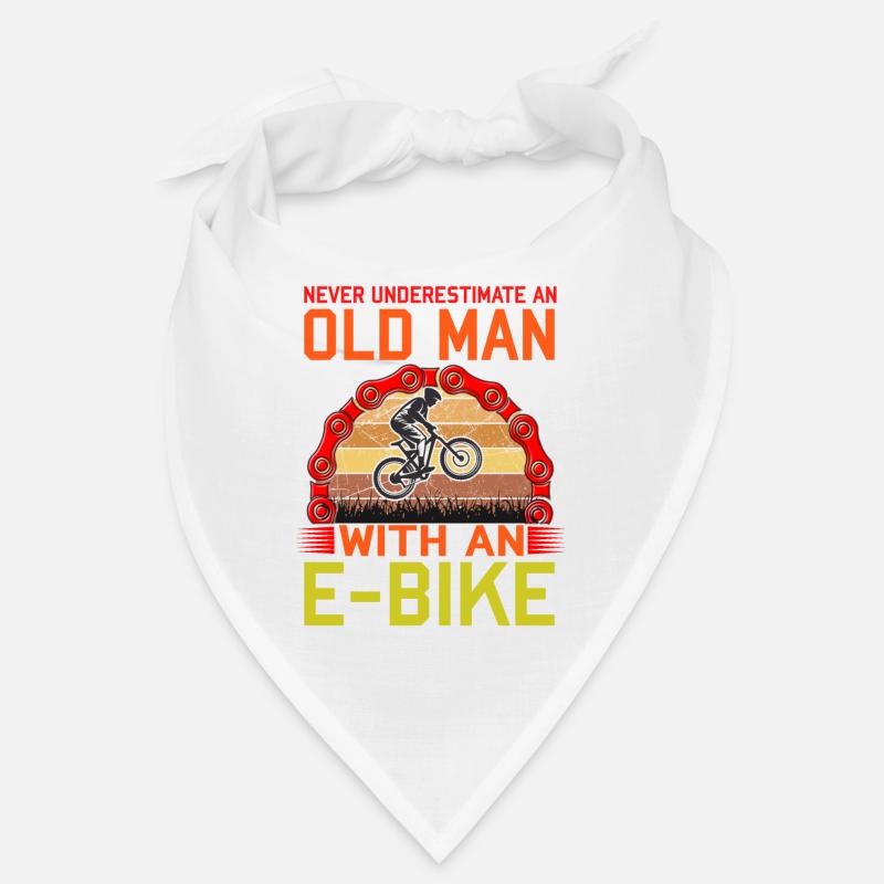 Never Underestimate an Old Man with an E BIKE Bandana