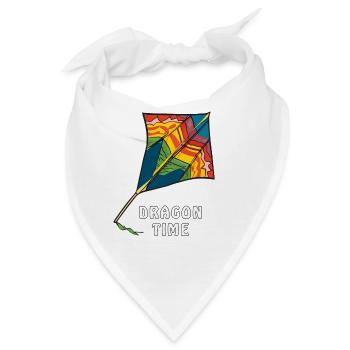 DRACHEN AUTUMN DRAGON TIME - Bandana - Weiß - Vorne