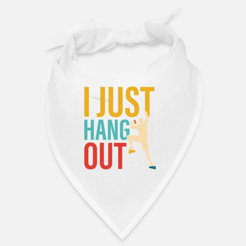 I Just Hang Out Boulder Climbing Bandana