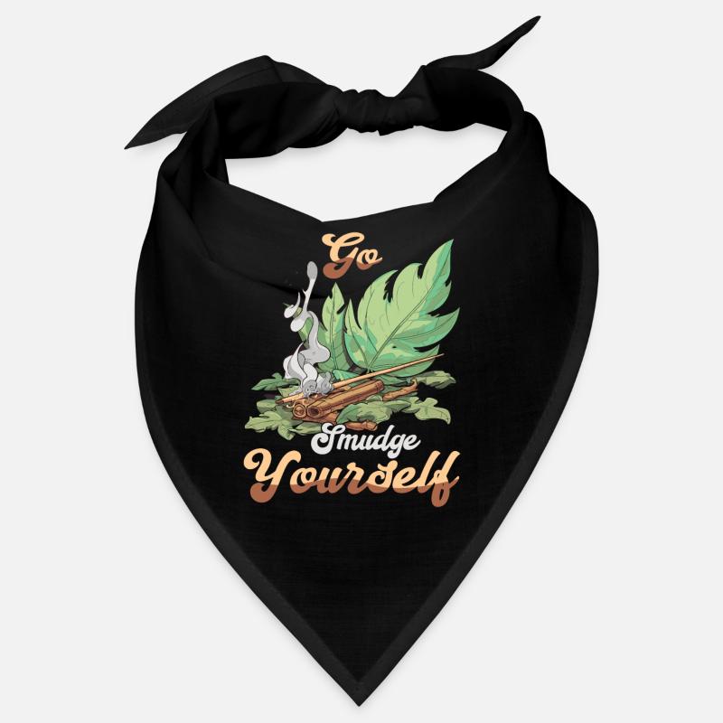 Smudge Sage Feather Spiritual Witchcraft Bandana