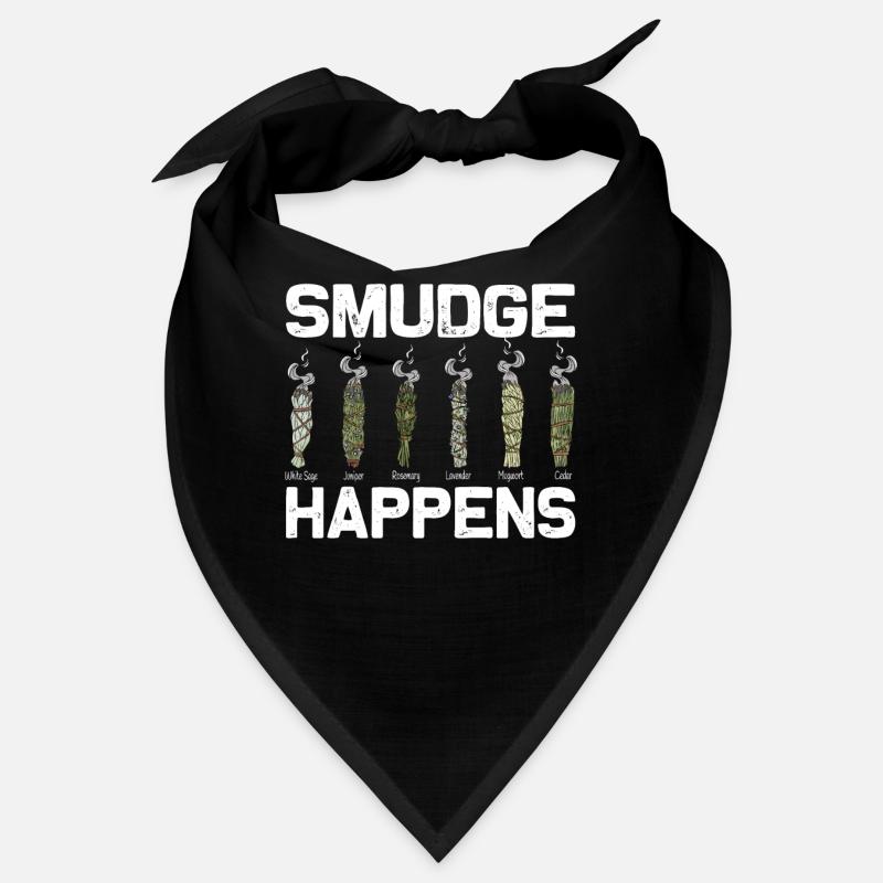 Smudge Sage Feather Spiritual Witchcraft Bandana