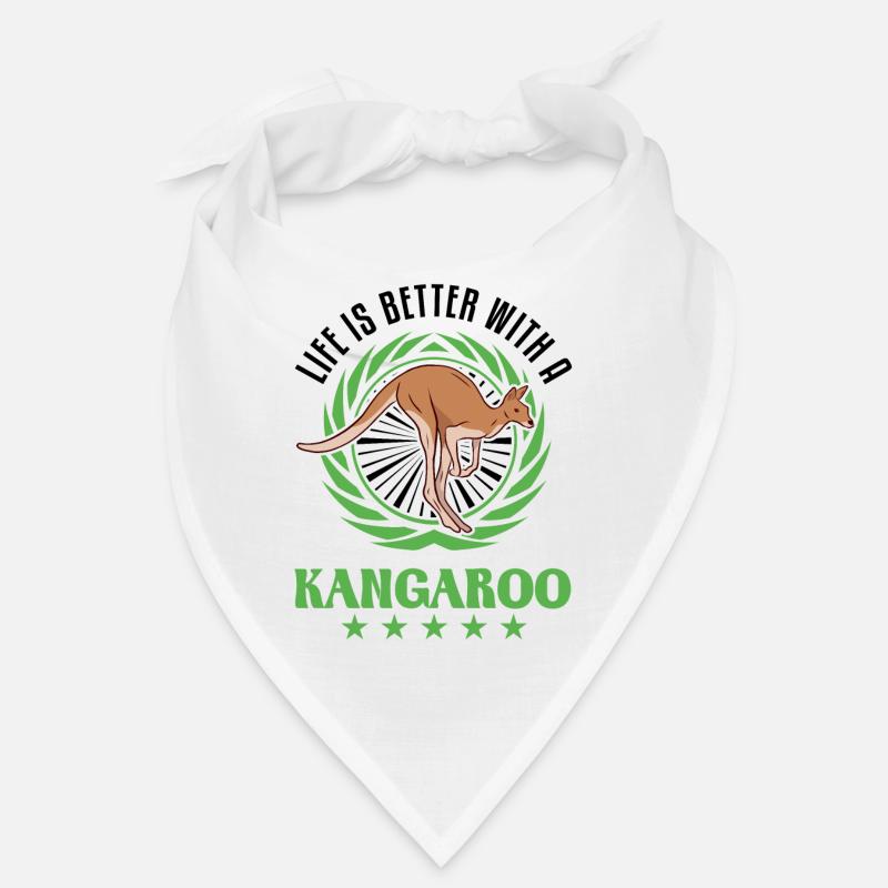 Life is better with kangaroos Bandana