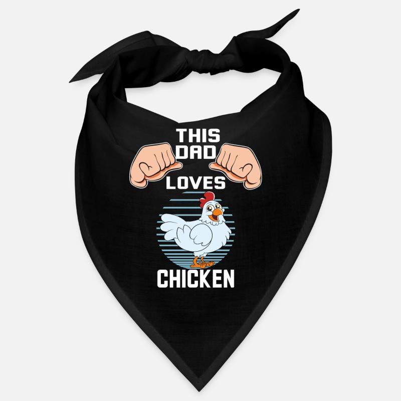 Lustiger Hühner Spruch Huhn Bandana