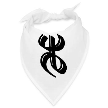 BERBERE KABYLE Z AMAZIGH ALGERIEN MAROKKO TUNESIEN - Bandana - Weiß - Vorne
