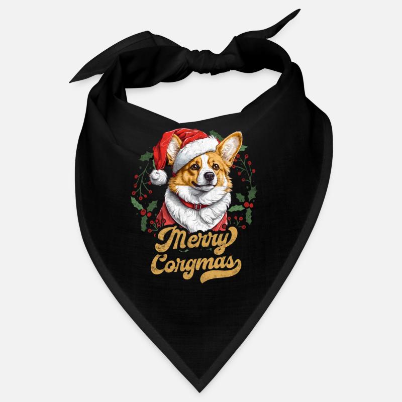 Joyeux Corgi de Noël Corgmas Bandana