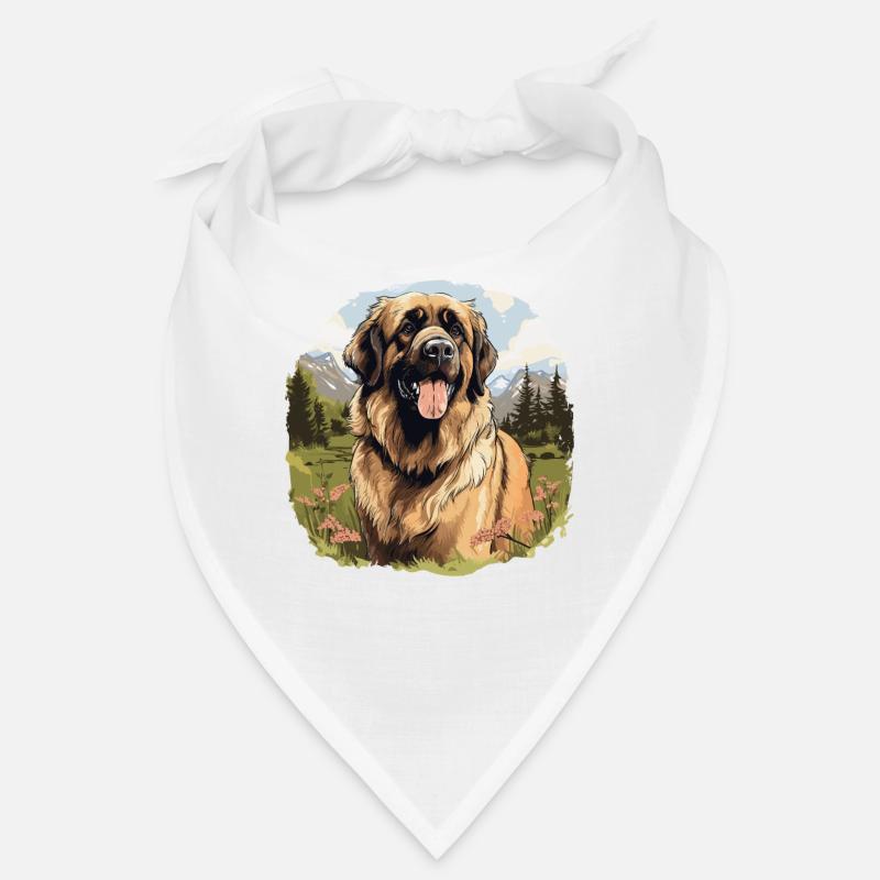 Leonberger - Bandana - Weiß