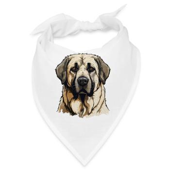 Kangal - Bandana - Weiß - Vorne